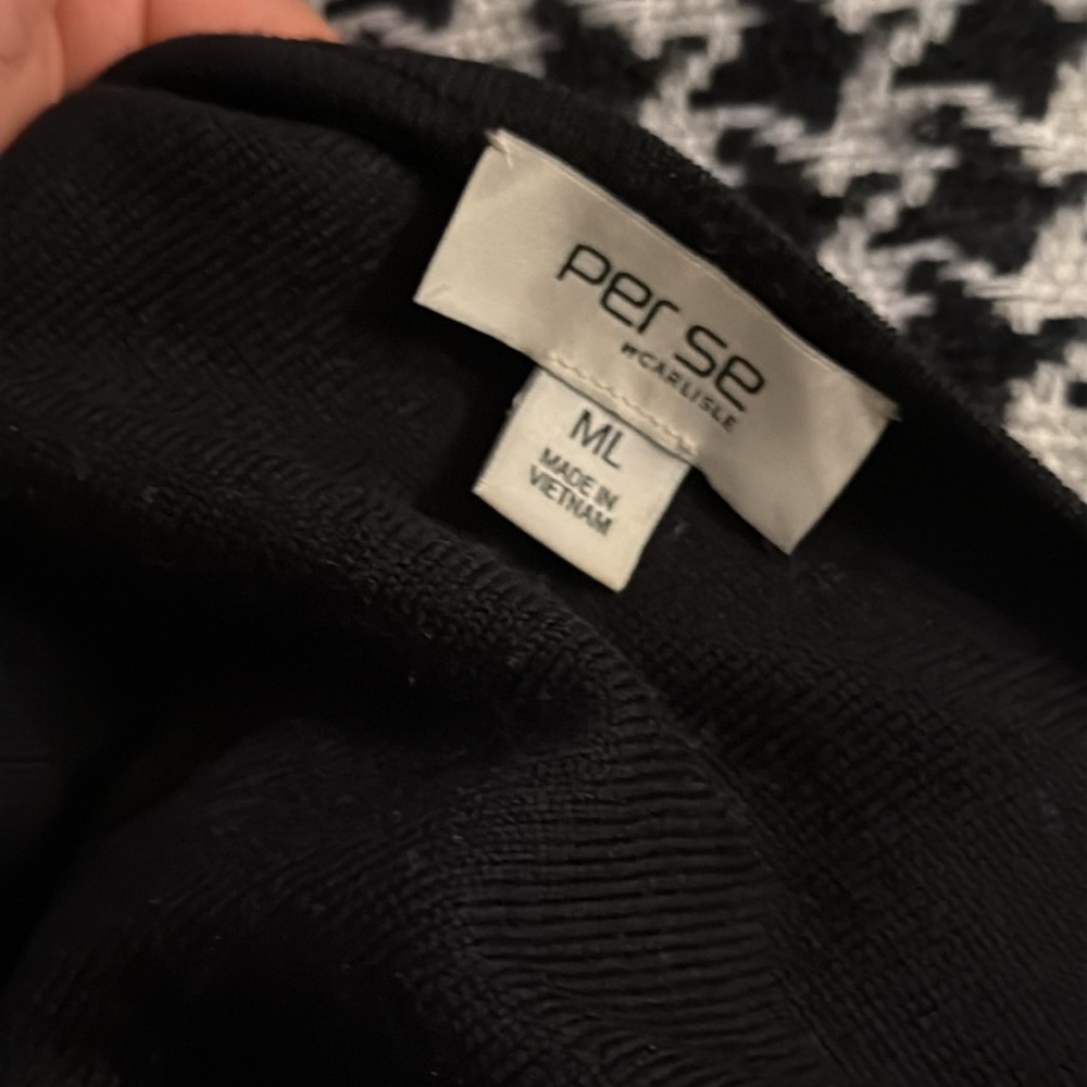 Black Blue Wrap Around Cardigan Scarf - Picture 5 of 5